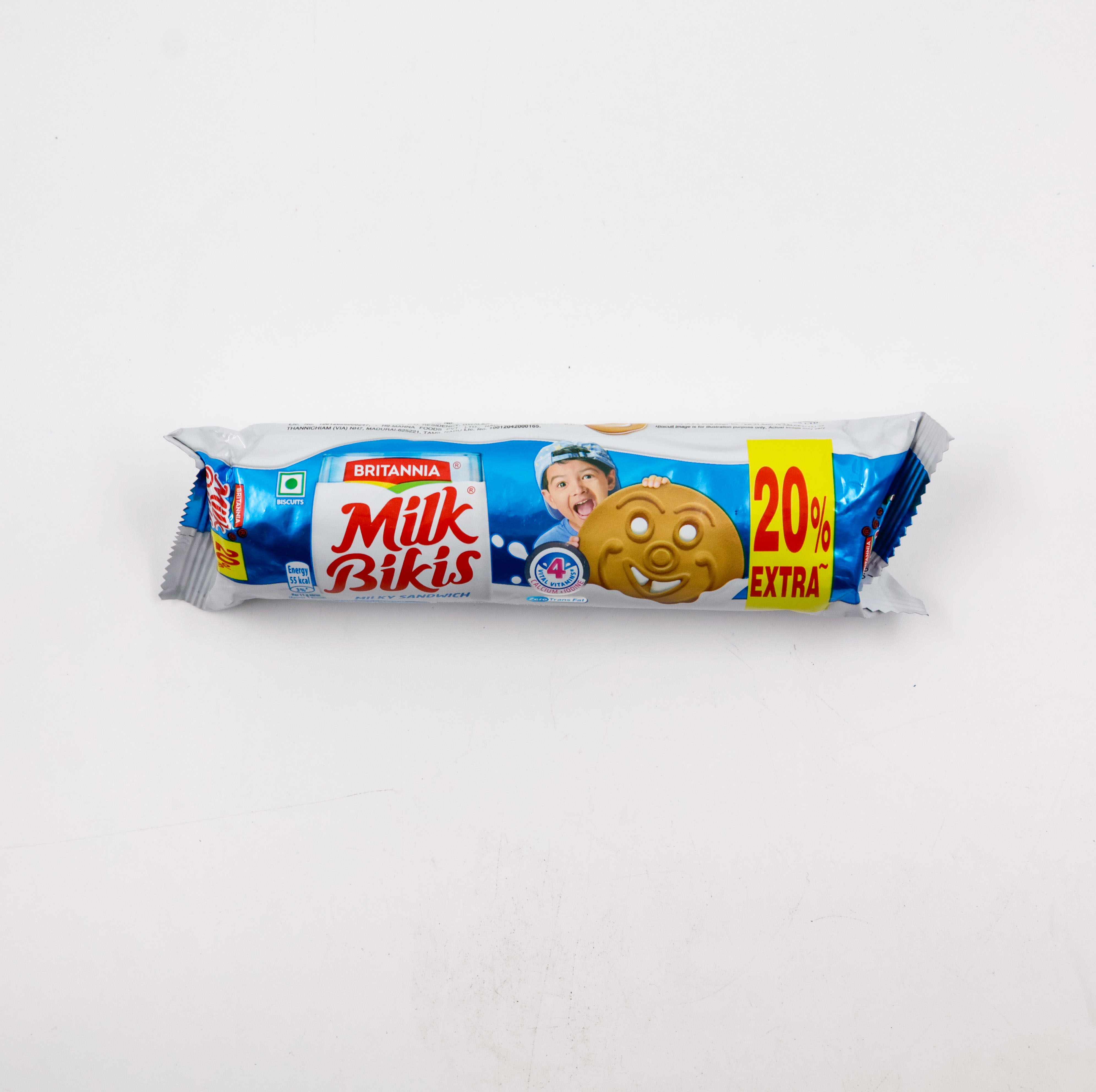 Britannia Milk Bikis Biscuits Cream 120 g